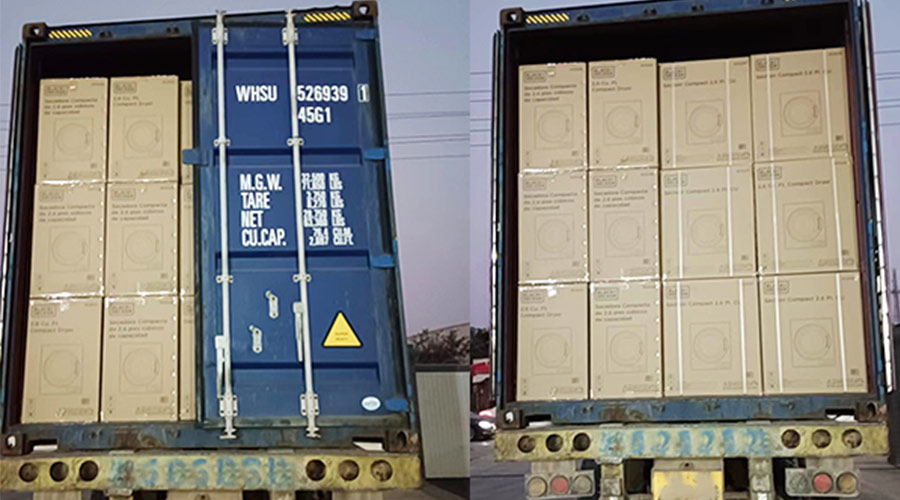 不分晝夜！完成客戶滾筒衣服烘干機(jī)發(fā)貨是職責(zé)所在