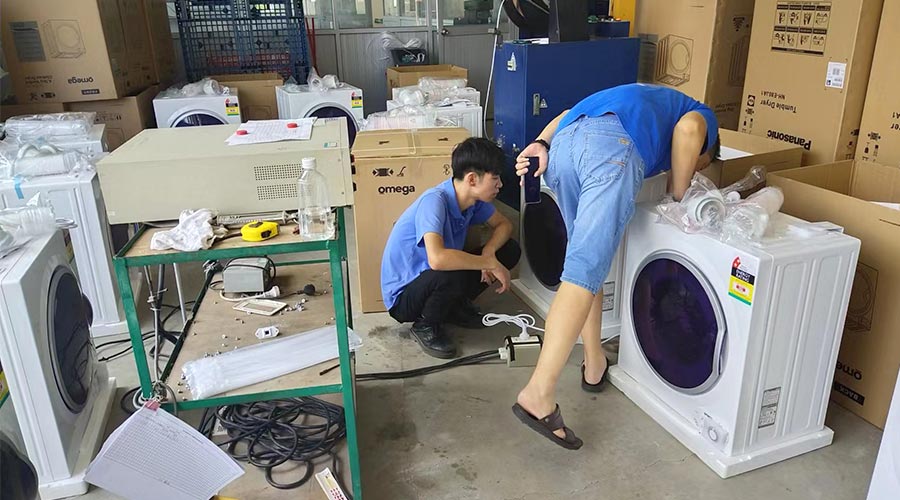 驗貨省心省力！澳洲omega客戶稱贊衣物烘干機代工質量高