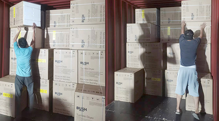 各司其職合力做好英國(guó)Argos客戶(hù)衣物烘干機(jī)出貨任務(wù)！